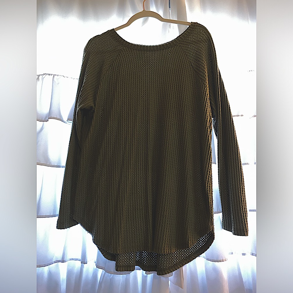 AE waffle knit long sleeve